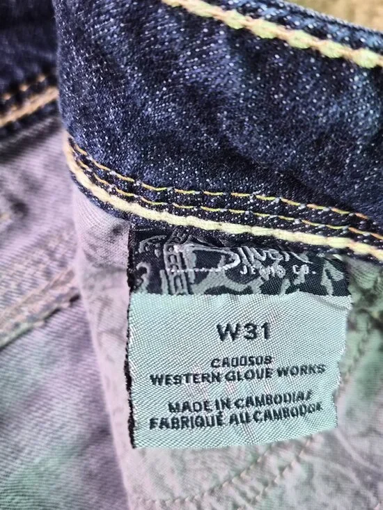 Silver Jeans Suki Shorts Women Size 31 Blue Denim Pocket Embroidery F903 - Picture 4 of 11